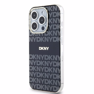 DKNY alkuperainen kovakuori IML Mono ja Raita MagSafe DKHMP15LHRHSEK iPhone 15 Pro:lle - musta