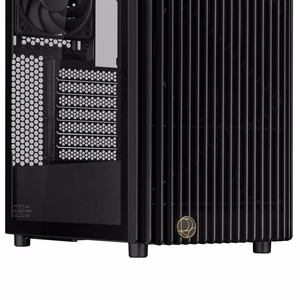 ASUS ProArt PA401 – mid-tower PC case with tempered-glass side panel and PWM fans, black