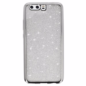 Elektro Glitter Suojakuori Huawei P10:lle - hopeinen