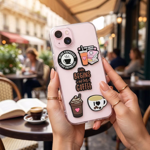 3D tarra Coffee 5 kpl setti