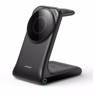 Joyroom JR-W15 Wireless Charger 3 in 1 Charging Station with MagSafe - Black