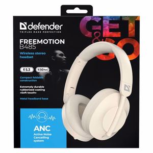 Defender B485 Bluetooth-kuulokkeet ANC beige