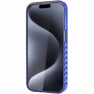 Audi IML Big Logo MagSafe Suojakuori iPhone 15 Pro:lle - sininen