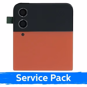 LCD-näyttö Samsung F721 Z Flip4 (ULOMPI) kehyksellä / punainen / (Service Pack)