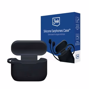 3mk Silikoninen AirPods-suojakuori AirPods Pro 3 -laitteelle - musta
