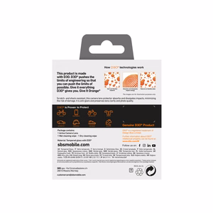 SBS Active Camera Lens D3O Tempered Glass for iPhone 16 Pro / 16 Pro Max Camera