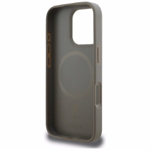 DKNY Checkered Pattern MagSafe Suojakuori iPhone 16 Pro Max:lle - beige