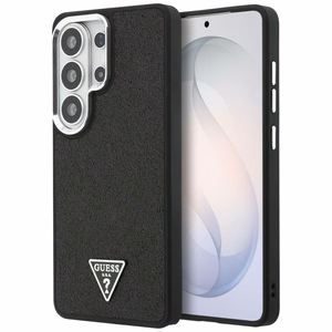 Guess case Fixed Glitter Triangle MagSafe for Samsung Galaxy S26 Ultra black