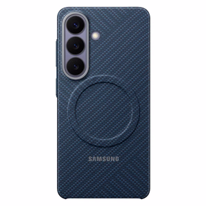 Samsung Carbon Magnet -suojakuori Samsung Galaxy S26:lle, MagSafe-yhteensopiva - sininen