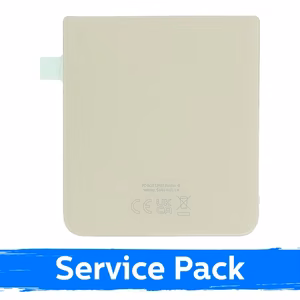 Takakansi yhteensopiva Samsung F711 Z Flip3 / Cream / (Service Pack)