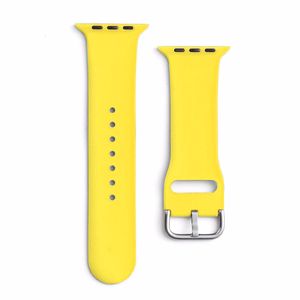Silicone Strap APS for Apple Watch 38/40/41mm Strap Watch Bracelet - Yellow