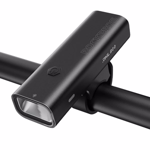 Rockbros 24710012001 polkupyörän etuvalo 800 lm + USB-C - USB-A kaapeli - musta