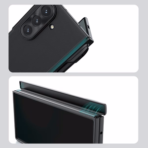 Nillkin Super Frosted Shield Fold magneettinen suojakuori Samsung Galaxy Z Fold 7, MagSafe-yhteensopiva - musta