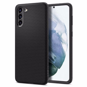 Spigen Liquid Air kotelo Samsung Galaxy S21 - Matta musta