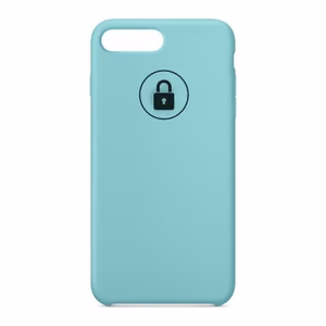 Suojakuori Silicone Case iPhone 7 Plus (8 Plus) / Sea Blue / pakkauksessa