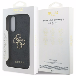 Guess Big 4G Logo Classic Logo suojakuori Samsung Galaxy S25 Edge - musta