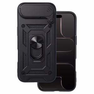 Slide Camera Armor Suojakuori iPhone 17 Air:lle musta