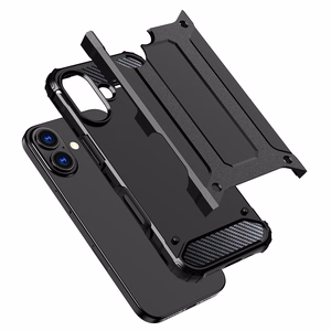Hybrid Armor Suojakuori iPhone 17:lle - musta