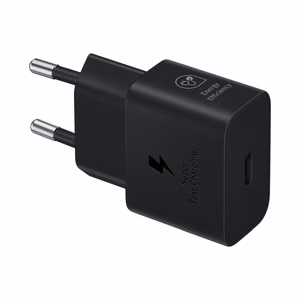 Samsung EP-T2510XBEGEU 25W SFC GaN seinalaturi USB-C kaapelilla - musta