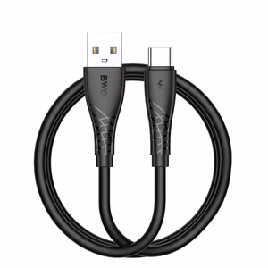 BWOO kaapeli USB - USB-C 1m 27W 3A musta BO-X318C