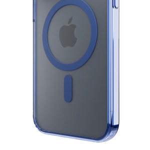 3mk Frosty MagCase Blue Suojakuori Apple iPhone 12 Pro Max:lle - läpinäkyvä