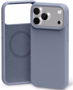 Mercury Pure MagSafe Silicon Suojakuori Apple iPhone 17 Pro Max laventelin harmaa