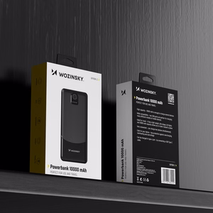Wozinsky Wpower WPBBK-2 10000mAh Varavirtalähde - Musta