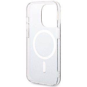 Guess Suojakuori iPhone 15 Pro 6,1 GUHMP15LH4STK musta HC MAGSAFE IML 4G B