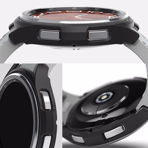 Ringke Slim 2-pack Suojakuori Samsung Galaxy Watch 6 Classic 43mm:lle - Musta ja Läpinäkyvä