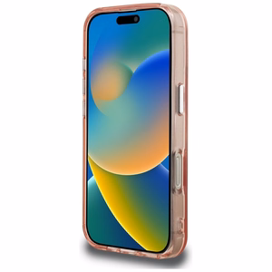 Karl Lagerfeld IML Aquarelle Choupette & Logo Suojakuori iPhone 16 Pro Maxille - Vaaleanpunainen