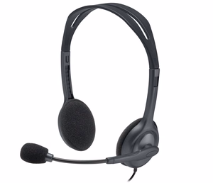 Logitech H111 stereo harmaat kuulokkeet 981-000593
