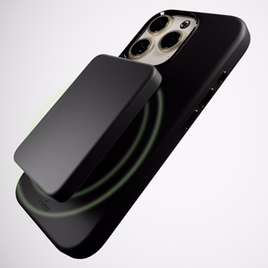 Puro Icon Mag Pro MagSafe silikonisuoja iPhone 16 Pro - musta