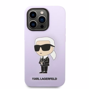 Karl Lagerfeld KLHCP14XSNIKBCU iPhone 14 Pro Max 6.7" hardcase purple/purple Silicone Ikonik