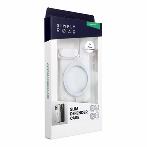 ROAR Suojakuori SLIM DEFENDER yhteensopiva MagSafe iPhone 15 Pro Max:lle läpinäkyvä