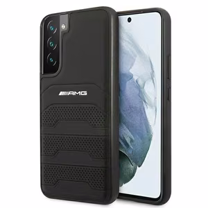 AMG Nahka kohokuvioitu linjat tapauksessa Samsung Galaxy S22+ - musta