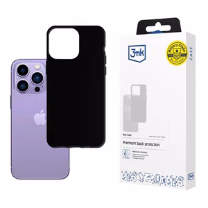 Apple iPhone 14 Pro - 3mk Matt Case suojakuori musta
