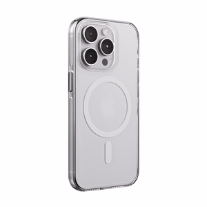 Crong Clear MAG Pro MagSafe suojakuori iPhone 15 Pro -laitteelle, läpinäkyvä