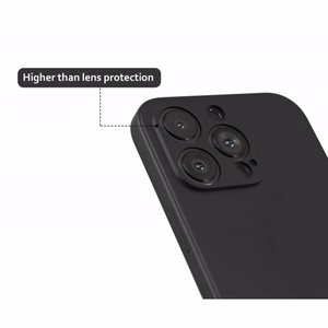Phone Case "Liquid Silicone Edge" for Xiaomi Poco X4 GT (Black)