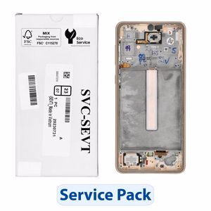 ServicePack LCD-näyttö SAMSUNG A33 5G A336B GH82-28143D kultainen