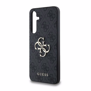 Guess 4G Big Metal Logo Suojakuori Samsung Galaxy A35:lle - musta