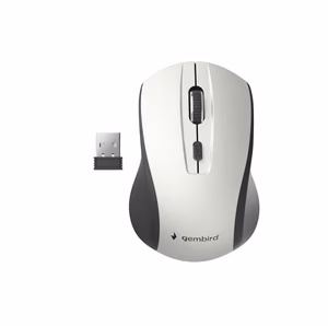 Langaton optinen USB-hiiri musta/hopea MUSW-4B-02-BS GEMBIRD