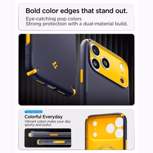 Spigen Nano Pop MagSafe -suojakuori iPhone 18 Pro / 17 Pro -malleille, sininen