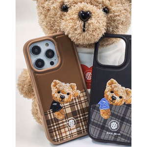 Zuck Bear Darren iPhone 16 musta