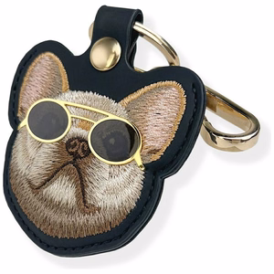Nimmy Glasses Cool Dog Tracker/Avaimenperan Suojakuori - musta