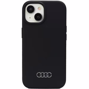 Audi silikonikuori iPhone 15:lle - musta