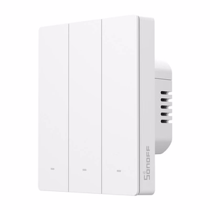 SONOFF M5-3C-80W WiFi Matter -älykäs seinäkytkin, 3-kanavainen, kehykseen