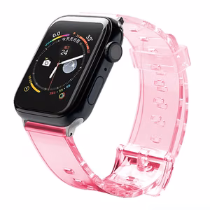 Silicone Strap Bracelet Bracelet Strap Light for Apple Watch 38 / 40 mm - Red