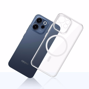 3mk Armor Magcase -suojakuori Oppo Reno 15 F 5G / Reno 15 FS 5G (CPH2801):lle - läpinäkyvä