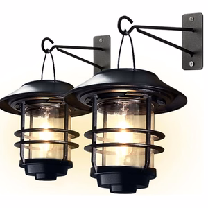 Forever Light Aurinkoenergia LED-lamppu lyhty SUNARI FLS-40 musta
