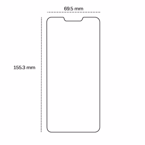 Suojalasi 2,5D Motorola Moto G72